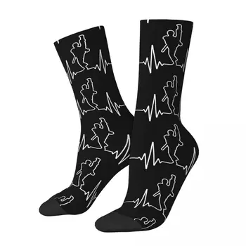 Честит Забавни Мъжки компресия Чорапи За Карате Подарък Реколта Harajuku Корейски Бойни Изкуства Спорт Забавен Хип-Хоп Новост Экипажный Чорап