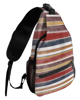 Скандинавски стил, текстура шарени, червени отличителни чанти за жени, мъжки водоустойчива чанта-незабавни посланици, пътна спортна чанта през рамо с едно рамо