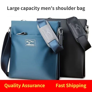 2023 Нова мъжка чанта през рамо от непромокаем плат Оксфорд, чанта за рамо за пътуване, бизнес мъжка чанта с голям капацитет