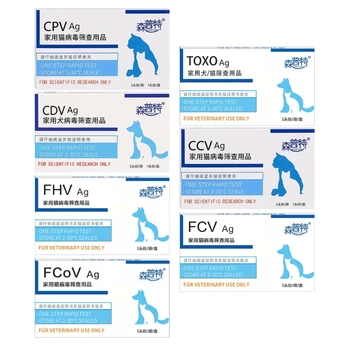 Кучешка чума / Адено-тест за кучета, котки, Прост и ефективен CDV CPV FHV Тест P15F
